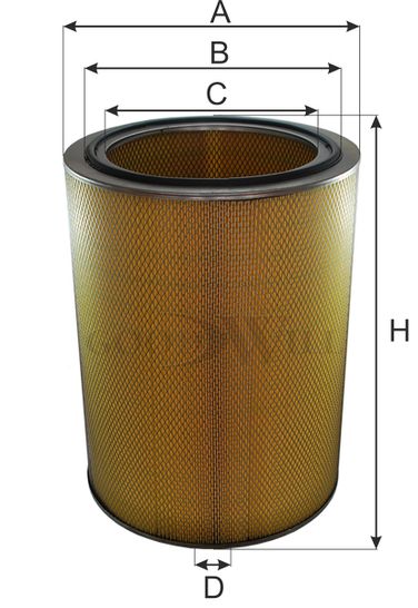GoodWill AG 1122 Фильтр воздушный HCV - 2