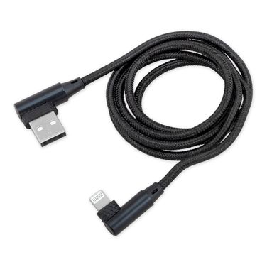 ARNEZI A0605028 Дата-кабель зарядный iPhone 6/7/8/x Черный (угловой) - 2