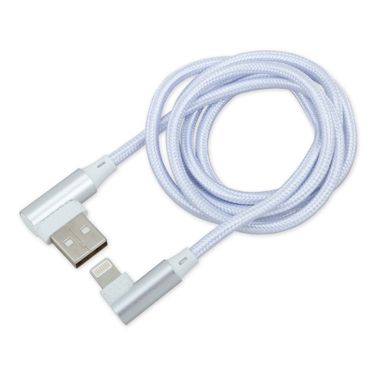ARNEZI A0605031 Дата-кабель зарядный iPhone 6/7/8/x Белый (угловой) - 2