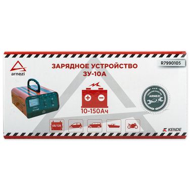 ARNEZI R7990105 Зарядное устройство зу-10а 6/12в 2.5-10а (переключатель) - 4