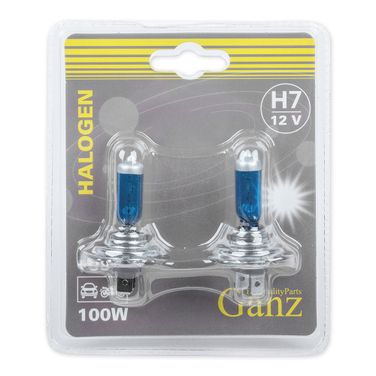 GANZ GIP06057 Лампа 12V H7 100w +50% PX26d 5000k  2 шт. блистер - 1