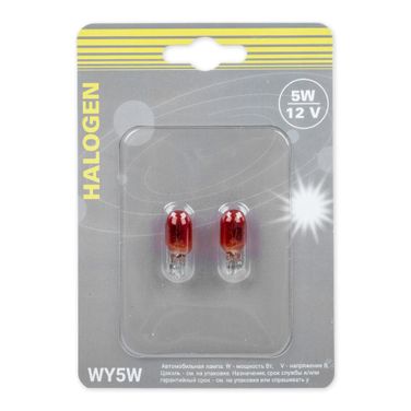 GANZ GIP06067 Лампа 12V wy5w 5W W2,1x9,5d  2 шт. блистер - 1