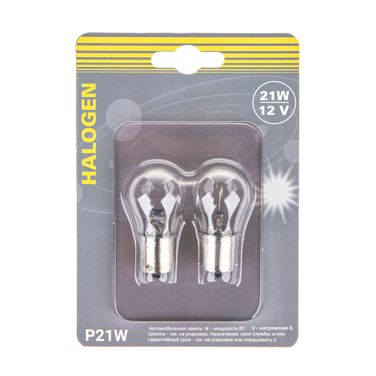 GANZ GIP06070 Лампа 12V p21w 21W BA15s 2 шт. блистер - 1