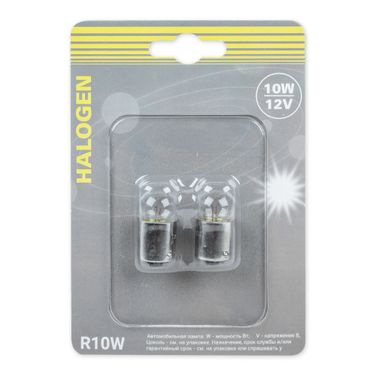 GANZ GIP06076 Лампа 12V r10w 10W BA15s 2 шт. блистер - 1