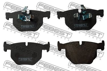 Febest 1901-E60R Колодки тормозные | зад прав/лев | - 1
