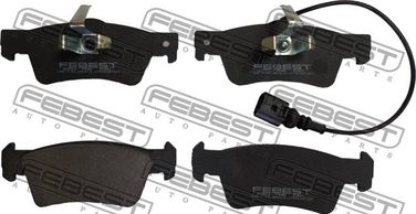 Febest 2301-7HR Колодки тормозные дисковые | зад | - 1