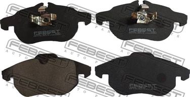 Febest 1801-ZAFBF Колодки тормозные дисковые | перед | - 1