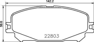 Brembo P 68 071 Колодки тормозные дисковые | перед | - 1