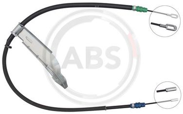 ABS K10039 Трос стояночного тормоза - 1