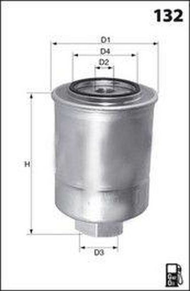 MECAFILTER ELG5703 Фильтр топливный - 1