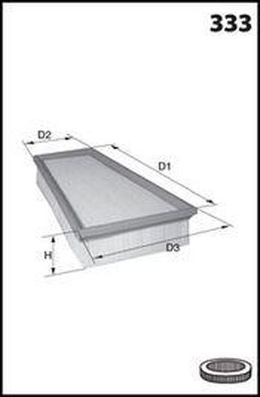 MECAFILTER ELP9565 Фильтр воздушный - 1
