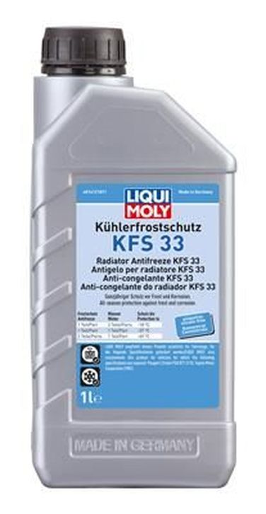 Liqui Moly 21130 Антифриз, концентрат Kuhlerfrostschutz KFS 33, сине-зелёный, 1л - 1
