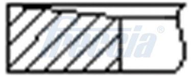 Freccia FR10-385700 Комплект поршневых колец на 1 цилиндр renault - 2