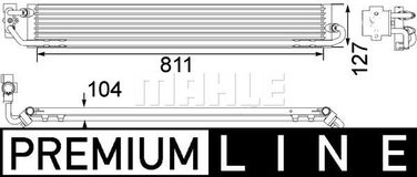Mahle CLC108000P Масляный радиатор - 2
