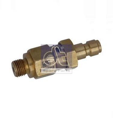 DT Spare Parts 1.12856 Штуцер прокачки топливной рампы Scania DC 9/11/12/16 (1515098) DT - 1