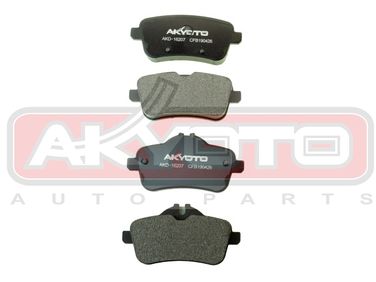 Asva AKD-16207 Колодки тормозные дисковые | зад | - 1