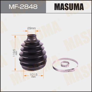 Masuma MF-2848 Пыльник шрус 101.5 x 119.5 x 29 Mitsubishi pajero 00-07 (пластик)+ спецхомут - 1