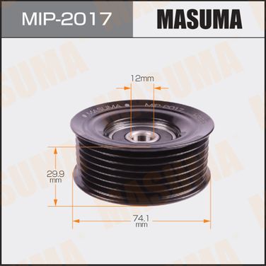 Masuma MIP-2017 Ролик обводной приводного ремня - 1