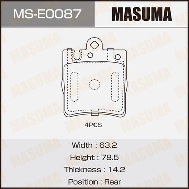 Masuma MS-E0087 | зад | - 1