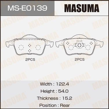 Masuma MS-E0139 | зад | - 1