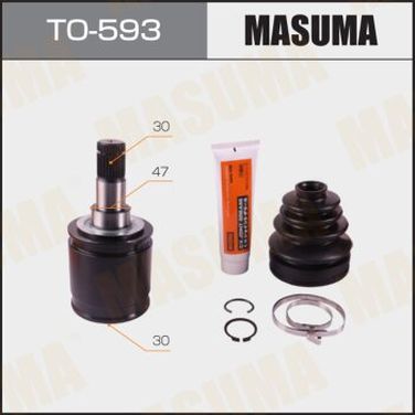 Masuma TO-593 Шрус Toyota Land Cruiser (j100) 98-07 Lexus LX 98-07 внутренний 30x47x30 | перед | - 1