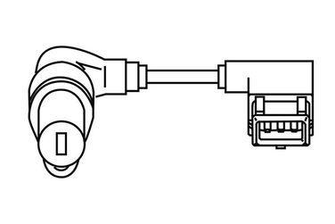 WXQP 230055 Датчик положения коленвала BMW E39 - 1