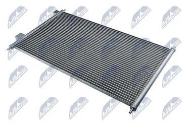 NTY CCS-HD-012 Радиатор кондиционера-, civic VII (em, EP, ES, EV) (01-) 1.4 i 16v, (w/o dryer, 4 door) - 2