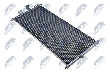 NTY CCS-NS-024 Радиатор кондиционера nissan almera/primera 1.5/2.2dci 00-07 - 2