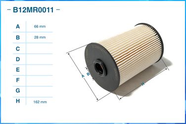 CWORKS B12MR0011 Фильтр топливный - 2