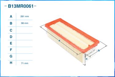 CWORKS B13MR0061 Фильтр воздушный - 2