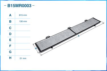 CWORKS B15MR0003 Фильтр салонный угольный - 2