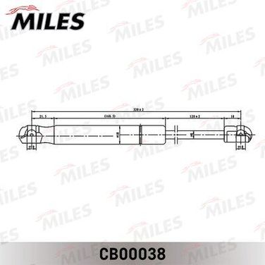 Miles CB00038 Упор газовый капота land rover freelander 06-14 - 1