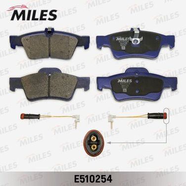Miles E510254 Колодки тормозные дисковые - 2