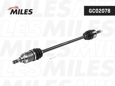 Miles GC02078 Привод в сборе nissan micra 1.0 92-00 прав. - 2