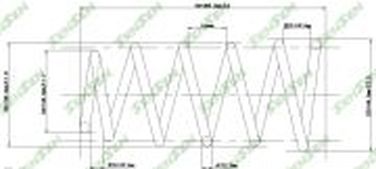 SENSEN SCP10095 Пружина подвески передней Dacia Duster, Renault Duster 1.6 16V 4X4 10> - 1