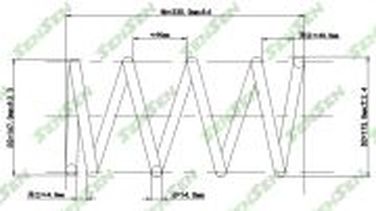 SENSEN SCP10099 Пружина подвески передней mitsubishi asx, Lancer, Lancer Sportback - 1