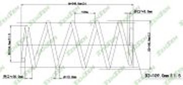 SENSEN SCP10125 Пружина подвески передней skoda yeti 09- - 1