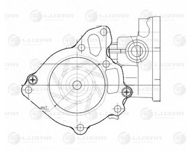 Luzar LWP 1148 Насос водяной - 1