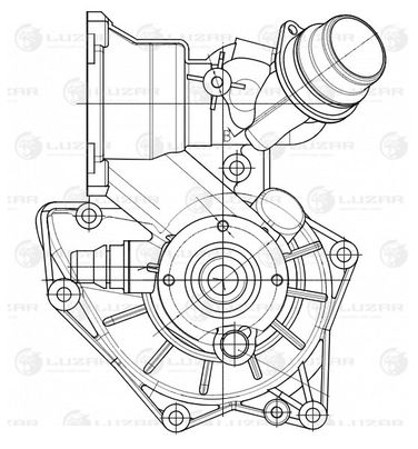 Luzar LWP 2645 Насос водяной - 1