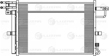 Luzar LRAC 1018 Радиатор кондиционера - 3