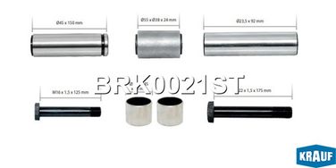 Krauf BRK0021ST Ремкомплект тормозной системы - 1
