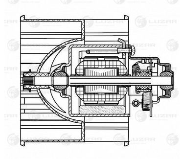Luzar LFh 0107 Э/вентилятор отоп. - 3