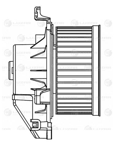 Luzar LFh 1014 Э/вентилятор отоп. - 1