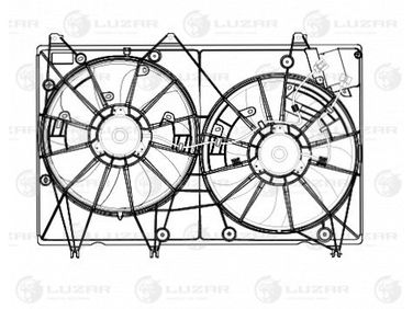 Luzar LFK 1954 Э/вентилятор охл. - 1