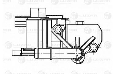 Luzar LVEG 0901 Клапан EGR (рециркуляции выхл. газов) - 1