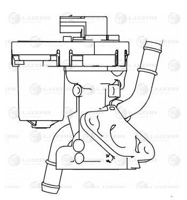 Luzar LVEG 1004 Клапан EGR (рециркуляции выхл. газов) - 4