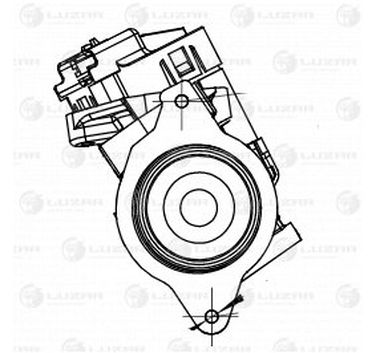 Luzar LVEG 1011 Клапан EGR (рециркуляции выхл. газов) - 1