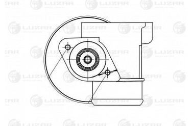 Luzar LVEG 1014 Клапан EGR (рециркуляции выхл. газов) - 3