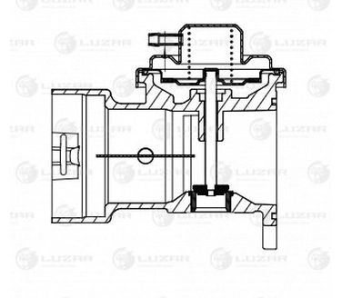 Luzar LVEG 1851 Клапан EGR (рециркуляции выхл. газов) - 1