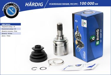 B-RING HBIC8904 Шрус toyota Land Cruiser Prado (02-) (внутр.) [30/30] () hardig - 1